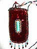 Deep Burgundy cell phone/reading glasses holder